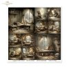 Papeles Scrapbooking SLS-100 Mouse World - Home Sweet Home